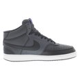 thumbnail image 2 of Nike Court Vision Mid Next Nature Leather Mens Shoes Size 11.5, Color: Dark Smoke Grey/Black/Off Noir, 2 of 3
