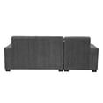 thumbnail image 4 of Sofá Love Chaise Izquierdo en L Eros 3 Plazas Gris Carbón para Sala, 4 of 8