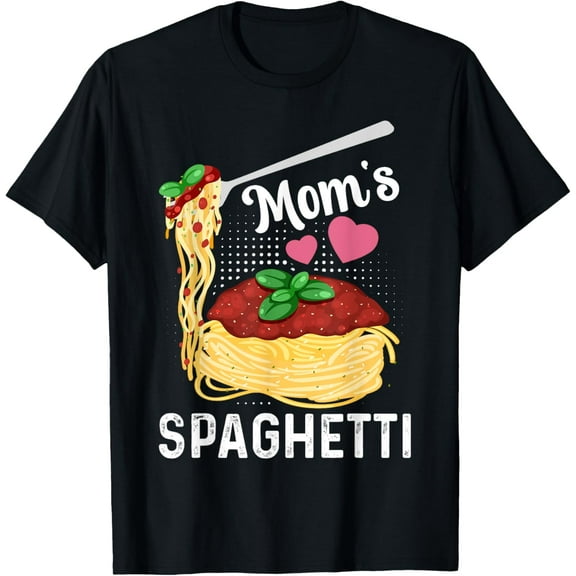 Mom's Spaghetti, Funny Spaghetti Lovers Costume Pasta T-Shirt