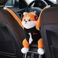 thumbnail image 1 of ZHAOCHENG Soporte para caja de pañuelos para automóvil Soporte para pañuelos para automóvil Caja de pañuelos para muñeca de perro musical creativa Caja de pañuelos para apoyabrazos con respaldo para a, 1 of 5
