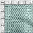 thumbnail image 1 of oneOone Polyester Lycra Light Mint Green Fabric Robot Cartoon Dress Material Fabric Print Fabric By The Yard 56 Inch Wide, 1 of 4