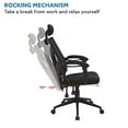 thumbnail image 3 of Harriet Adjustable Ergonomic Office Mesh Chair by Naomi Home - Color: Black, 3 of 8