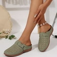 thumbnail image 6 of Purcolt Womens Clogs Shoes Brethable Non Slip Closed Toe Chunky Sole Sandals Summer Slip On Arch Support Flats Shoes for Walking, 6 of 9