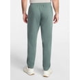 thumbnail image 3 of Athletic Works Men's and Big Men's Tricot Track Pants with Side Stripes, Sizes S-3XLT, 3 of 5