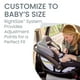 thumbnail image 5 of Britax Willow Brook S+ Baby Travel System, Infant Car Seat and Stroller Combo with Alpine Base, ClickTight Technology, SafeWash Insert and Cover, 1 Count, Graphite Onyx, 5 of 5