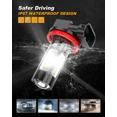 thumbnail image 3 of XWQHJW H11/H8/H9 LED Fog Light Bulbs 6000K White  High Power DRL Lamps Plug and Play-IP67 Waterproof 2 -Pack, 3 of 9