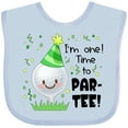 thumbnail image 3 of Inktastic I'm One Time to Par-tee Golf First Birthday Boys or Girls Baby Bib, 3 of 4