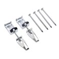 thumbnail image 1 of Kit Para Colgar Espejos Con Ganchos En J, Colgadores De Cuadros Ajustables Multiusos, 10 Uds., Resistentes Hasta 100 Libras Con Clavos Para Caballetes, 1 of 7