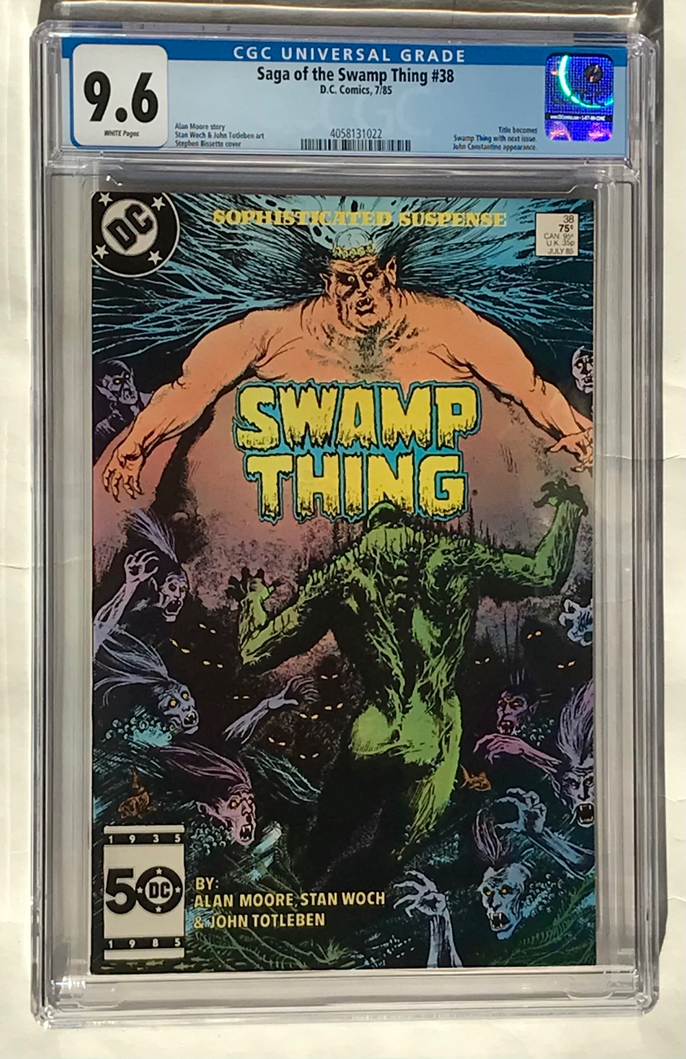 Cover of The Saga of Swamp Thing #38