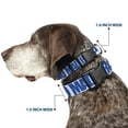 thumbnail image 2 of Buckle-Down Pet Collar, Dog Collar Plastic Buckle, You Mad Bro White Royal, 15 to 24 Inches 1.0 Inch Wide, 2 of 8
