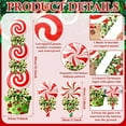 Gasue 4 Pcs Peppermint Candy Christmas Decorations Outdoor Large
