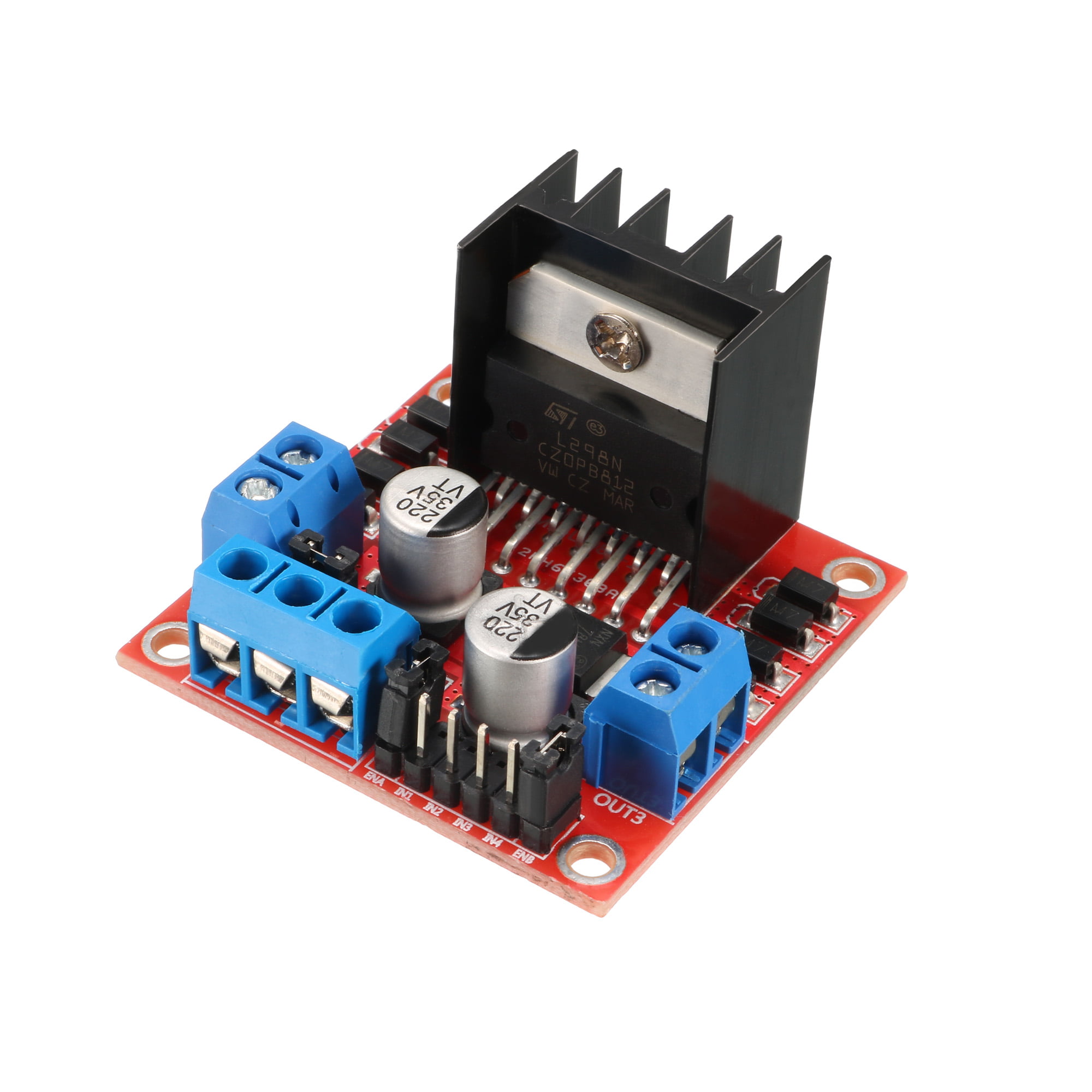 Dual H Bridge L298n PWM Stepper Motor Drive Controller Board Module Arduino US for sale online 