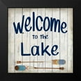 thumbnail image 2 of Kimberly, Allen 12x12 Black Modern Framed Museum Art Print Titled - Welcome to the Lake, 2 of 5