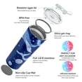 thumbnail image 4 of Stainless Steel Vacuum Insulated Tumbler - THILY 26 oz Triple-Insulated Travel Mug with Splash-Proof Lid, Reusable, for Iced Water and Hot Beverage, Fantasy Whale, 4 of 5