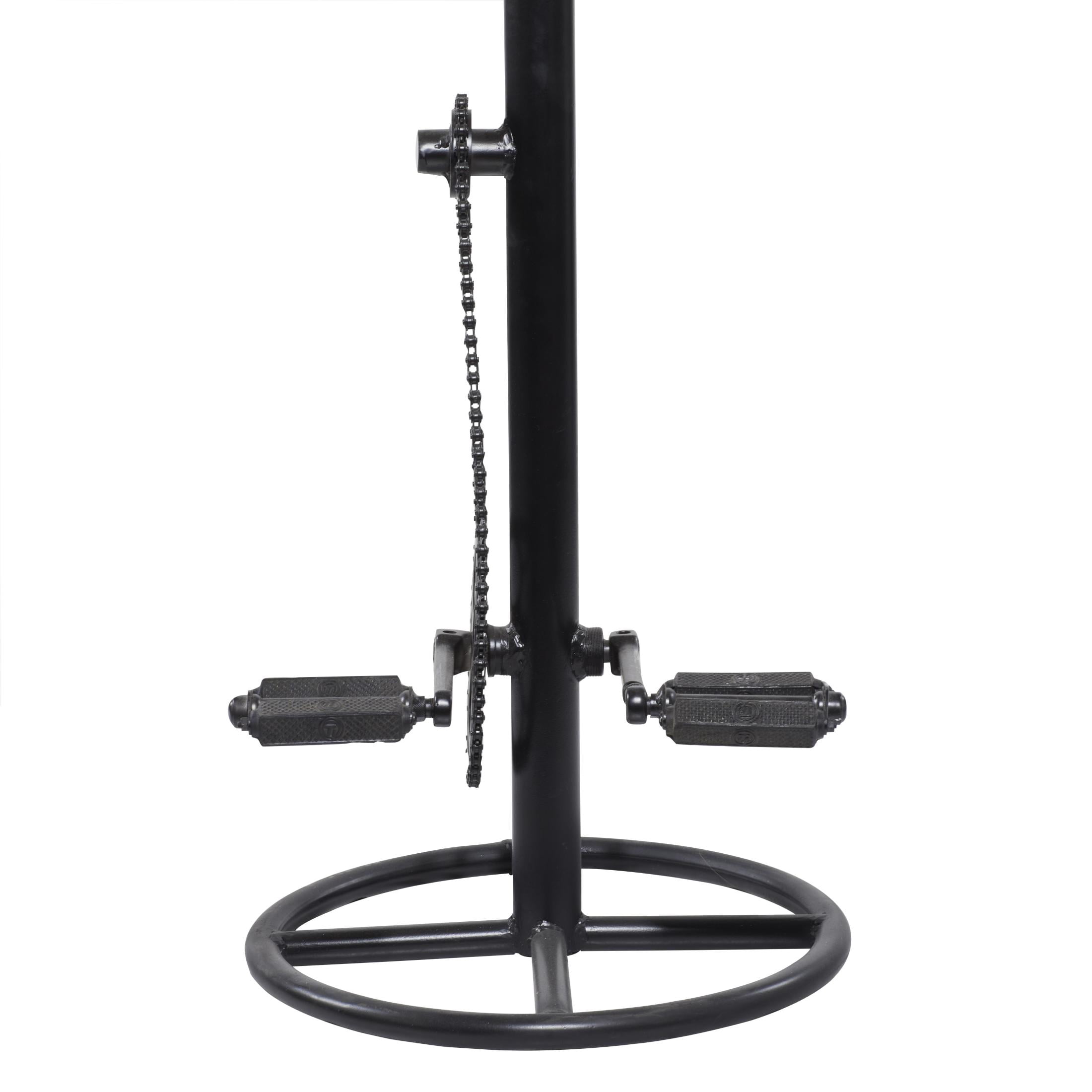 DecMode Metal Bike Bar Stool with Pedals, Brown