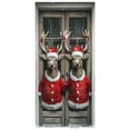 thumbnail image 1 of Cubierta decorativa para puerta con muñeco de nieve navideño Tapiz decorativo Cortina para puerta de fiesta navideña Tapiz Cubierta para puerta Decoración para fiesta navideña, 1 of 7
