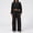 Black, variant on Women Sun Protection Jackets Sports Set, Fitness Running Sportwear Casual Breathable Hiking Running Outdoor Pants Suit