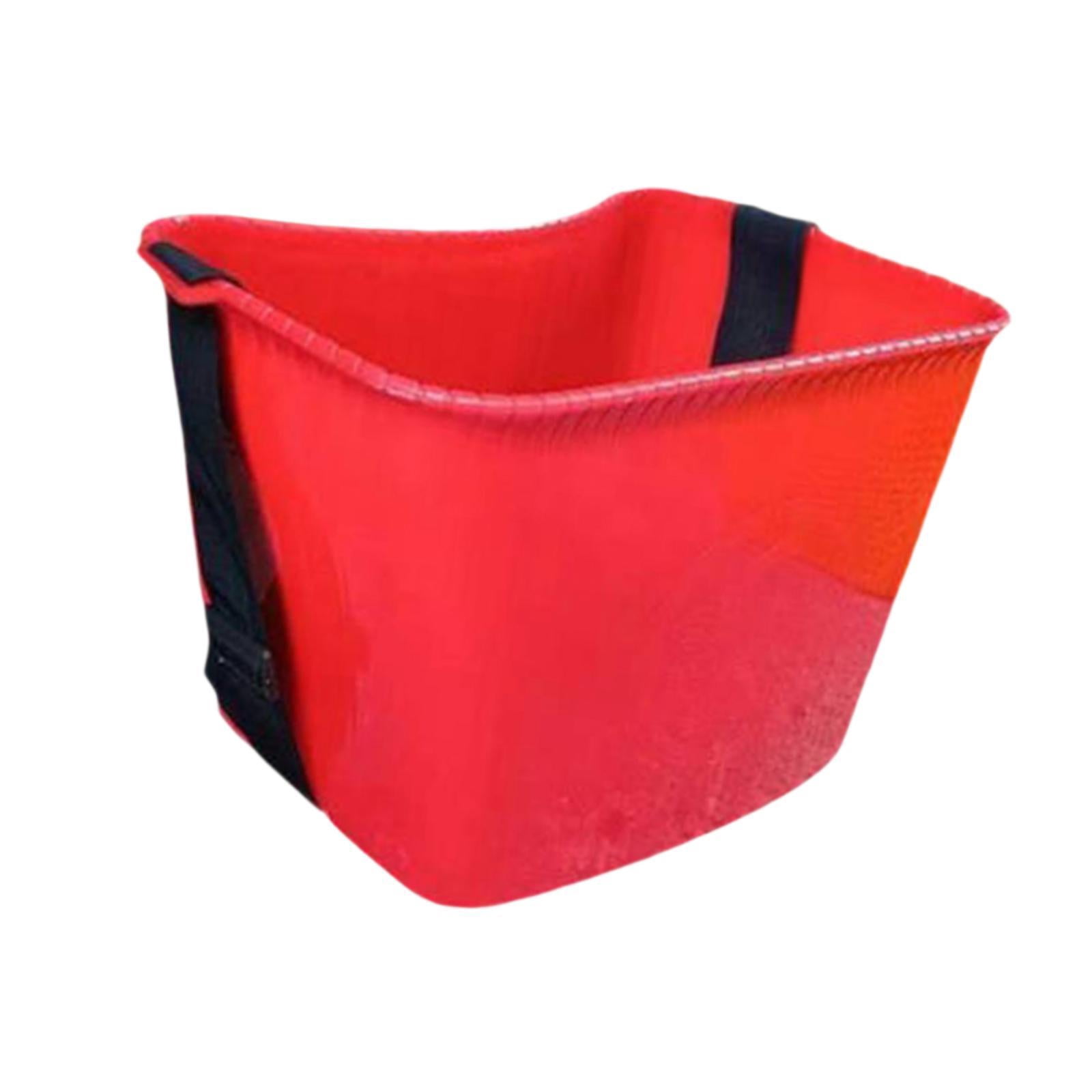 WLPZXP Fruit Picking Basket Organizer Holder Multifunctional Lightweight Practical with Red