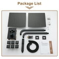 thumbnail image 4 of CASAINC Wall Mounted 1-Spray Thermostatic Dual Shower Heads 4-function Shower Faucet 1.8 with Body Spray Bathroom Shower System in Matte Black, 4 of 11