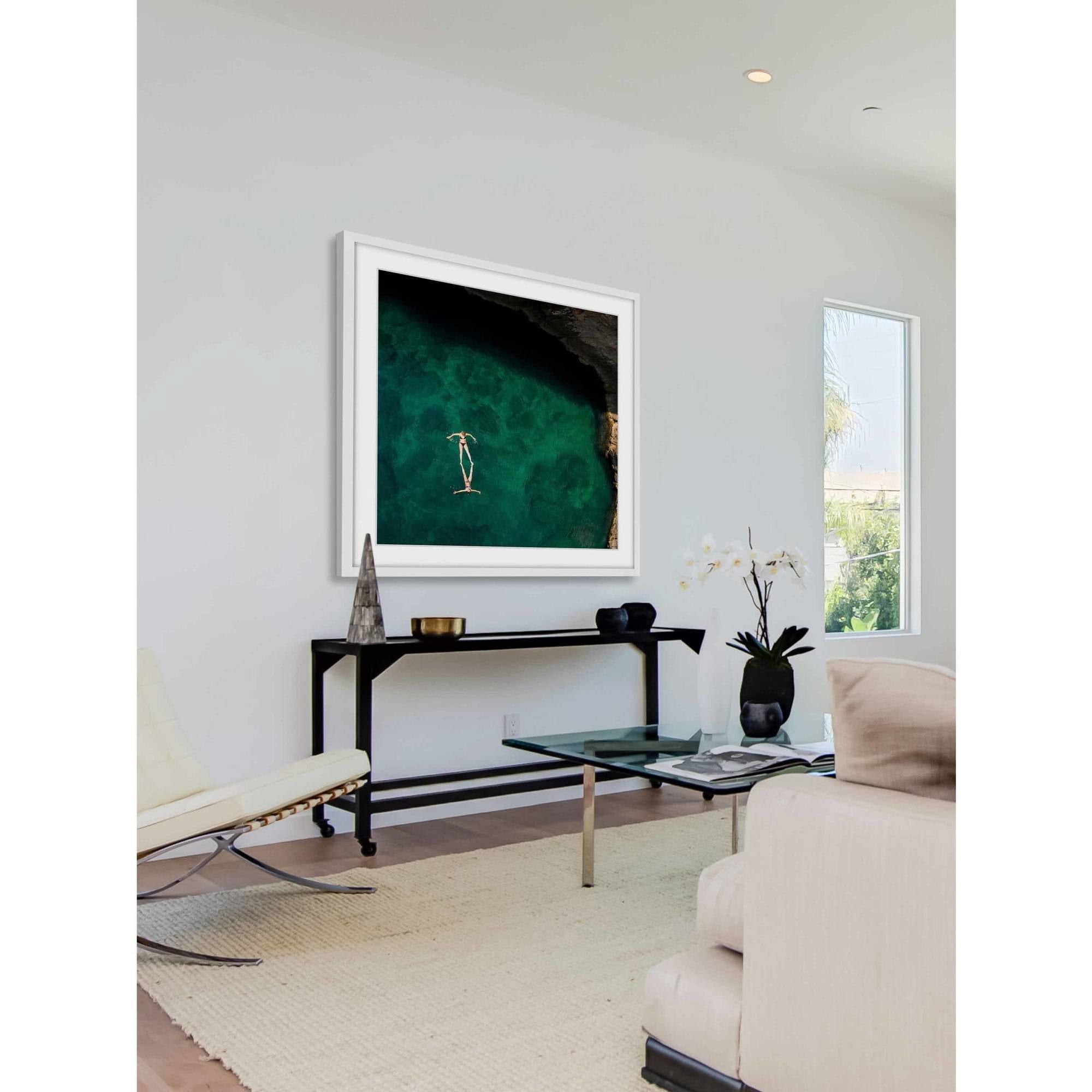 Marmont Hill "Synchronization" by Karolis Janulis Framed Painting Print