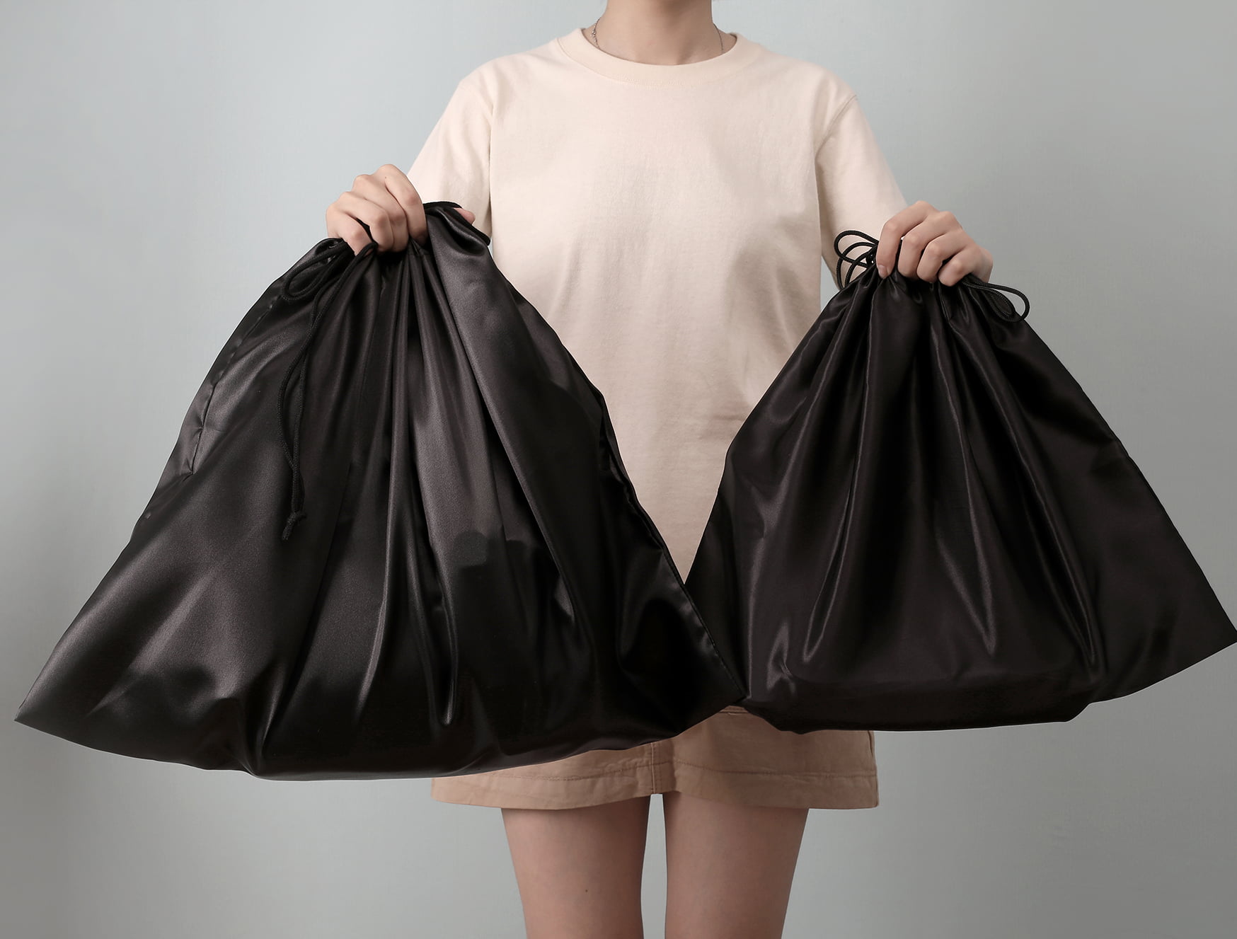 6 Pack Dust Bags for Handbags Silk Dust Cover Bag for 19.6 × 15.7