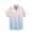 Pink1, variant on fatyb Button down Shirts for Men Short Sleeve Summer Beach Shirts Fashion Gradient Color Mens Shirts