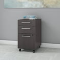thumbnail image 2 of Bush Business Furniture 400 Series 3 Drawer Mobile File Cabinet Storm Gray 400SMP3BBFSG, 2 of 6