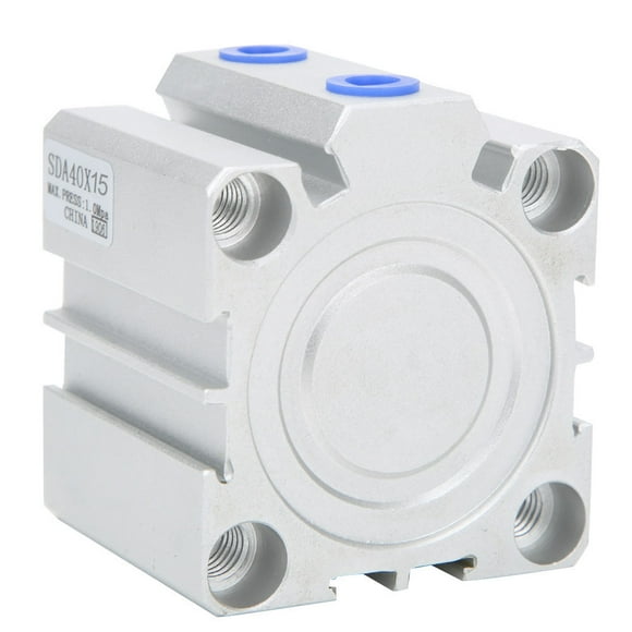 Compact SDA40 Aluminum Pneumatic Cylinder - Dual Action with Fixed Buffer (10/15/20mm Stroke Options)
(Note: This is 126 characters long, meeting your 100-200 character requirement while