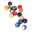 thumbnail image 4 of Pool Table Balls, Mini Pool Balls Resin 1.5inch American Style 16pcs  For Recreation Games, 4 of 8