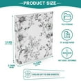 thumbnail image 6 of ALAZA Vintage Bloom Flower Hardcover 3 Ring Binder 1.5" Round Rings Interior Pockets Binders Organizer 1 Pack, 6 of 9