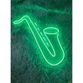 thumbnail image 3 of Handmadetneonsign Saxophone Led Sign, Saxophone Neon Sign, Instrument Neon Sign, 3 of 5