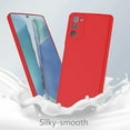 thumbnail image 6 of Galaxy S20 FE Case, (2 Pack) Explosion-Proof flim with Liquid Silicone Gel Rubber Soft Microfiber Cloth Lining Cushion Shockproof Cover Case for Galaxy S20 FE(5G) 6.5 inch red, 6 of 13