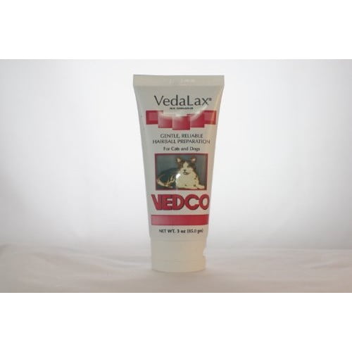 VedaLax Hairball Preparation for Cats and Dogs 3 oz Regular Malt Flavor