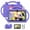 Blue, variant on Kids Tablet, 7 inch Android 13 Tablet, Quad Core CPU, 4GB(2G+2G)RAM+32GB ROM, 1024 x 600 IPS, WiFi, Bluetooth(Pink)