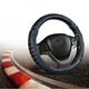 thumbnail image 1 of Funda para volante de coche, universal, antideslizante, transpirable, de cuero., 1 of 6