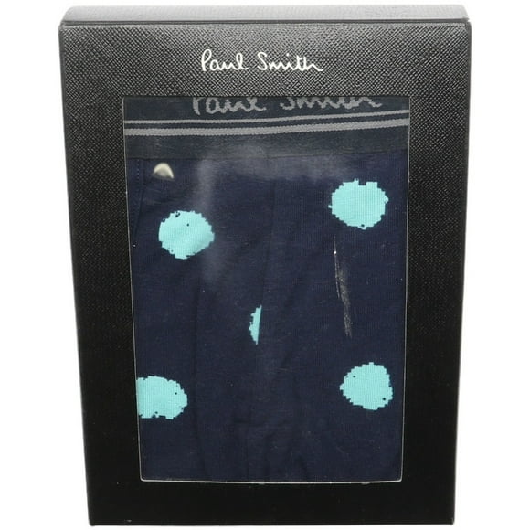 Paul Smith Boxeurs en Coton Tricoté Spandex à Pois Aqua pour Hommes Marine - TG