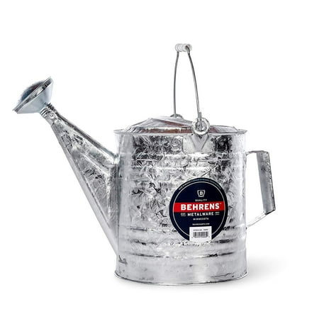 Behrens 210 2-1/2-Gallon Steel Watering Can, Silver