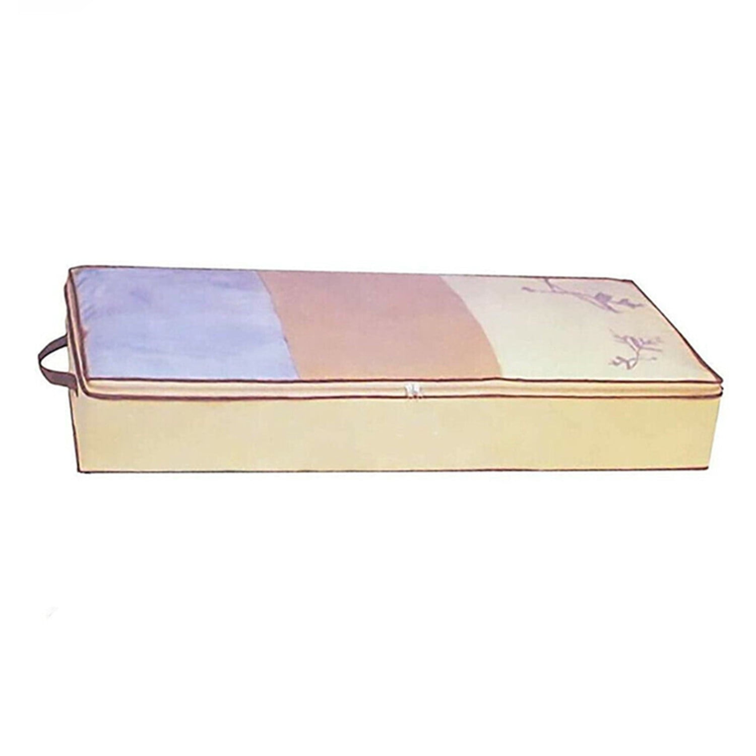 5 Pack of Zippered Under Bed Storage Bag, Flexible Fabric, Under-bed Clothes Storage (31.5" x 18" x 6")