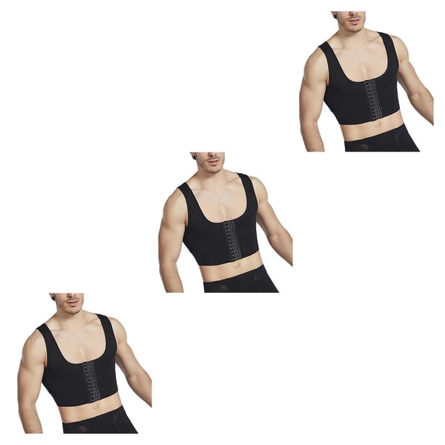 Eigraketly Chalecos con forma de pecho para hombre, Control masculino, ginecomastia de mama, ajustable, corsé correcto profesional, Tops para el cuerpo, Type3 NO3 Eigraketly CBP433089