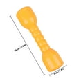 thumbnail image 2 of Raindrops 1Pair Yellow Exercise Dumbbells for Dance Gymnastics Durable Plastic Shell Design, 2 of 8