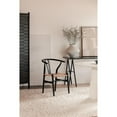 thumbnail image 2 of Moe's Home Collection Ventana Dining Chair Black And Natural-Set Of Two, 2 of 9