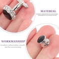 thumbnail image 4 of BRIGHTFUFU 8pcs Rhinestones Gematlinks Studs Accesorios de disfraces para camisas Trajes de negocios Boda, 4 of 7