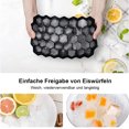 thumbnail image 2 of Bandeja para cubitos de hielo, paquete de 2, bandeja de cubitos de hielo de fácil liberación, bandeja de cubitos de hielo de silicona A-Free con tapa, bandeja reutilizable para cubitos de hielo para, 2 of 6