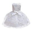 thumbnail image 6 of Utlike Girls Dresses 2-10Y Kid Children Sleeveless Floral Embroidered Tulle Ball Gown Princess Prom Dress Outfits Clothes Elegant Sundress For Sweet Girls Size 2 Years-3 Years, 6 of 8