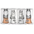 thumbnail image 7 of Yayeee Kitchen Curtains Tier Set of 2 Light Filtering 57"x24" Over Sink Window Panels, Gray Cute Chubby Cat, 7 of 7