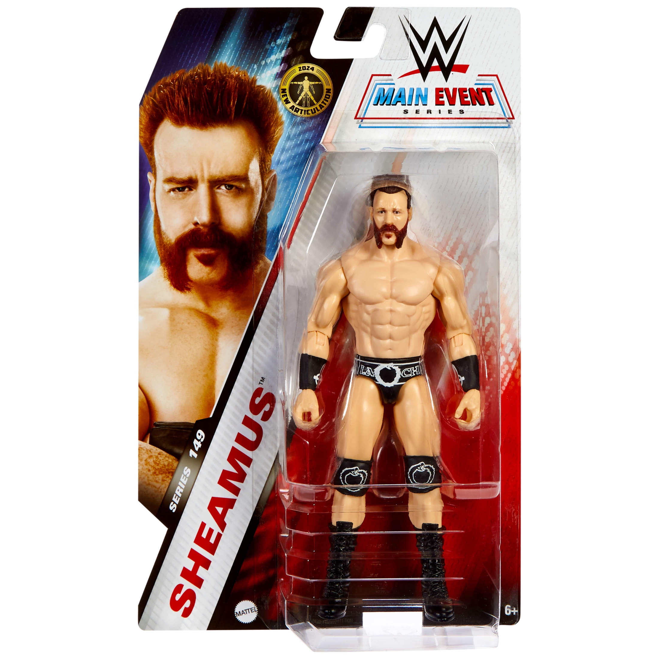 WWE Sheamus Action Figure, 6-inch Collectible Superstar with Articulation & Life-like Look