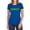 Royal, variant on Green Lantern Flame Logo Women's T Shirt, Athletic Heather, Medium