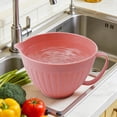 thumbnail image 6 of Mixing Bowl with Pouring Spout and Handle, Kitchen Bowl for Prepping Food and Dessert, Batter Bowl for Oatmeal and Salad, Serving Bowl with Handle for Home Kitchen Use, 6 of 7