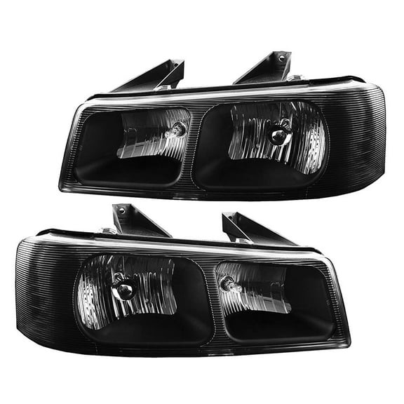 EPIC LIGHTING OE Style Halogen Headlights Assembly Replacement for CHEVROLET GMC 03-15 EXPRESS 1500 SAVANA 1500 03-23 EXPRESS 2500 3500 SAVAVA 2500 3500 [ GM2502233 GM2503233 85577296 85577295 ] Pair
