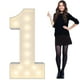 thumbnail image 1 of Diseño JoyBox Light Up Numbers de 1 metro con marco y luces, 1 of 6
